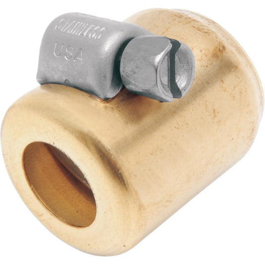 Namz NHC-N106 Hose Clamp for 1/4in. and 5/16in. Fuel Line - Brass