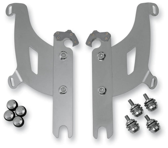 Memphis Shades MEB1977 Trigger-Lock Mount Kit for Bullet Fairing - Black