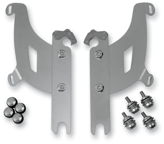 Memphis Shades MEB1977 Trigger-Lock Mount Kit for Bullet Fairing - Black