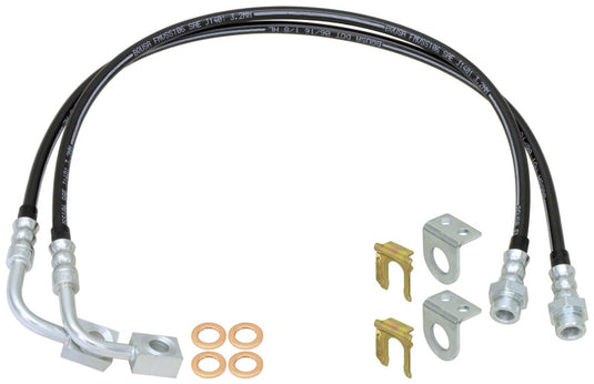 Rockjock CE-9807FBLK ROK Brake Hose Kits