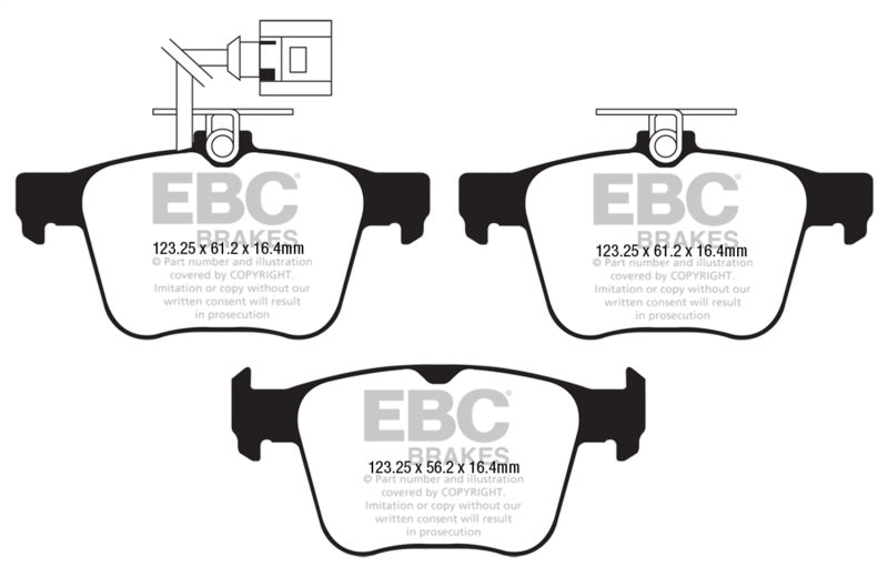 Load image into Gallery viewer, Ebc DP42295R EBC Yellowstuff Brake Pad Sets
