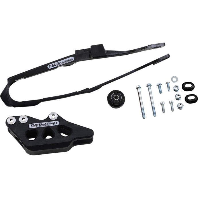 T.M. Designworks DCK-OR12-BK Dirt Cross Multi-Purpose Chain Slide-N-Guide Kit FE1 Guide - Black