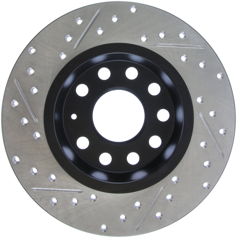 Load image into Gallery viewer, Stoptech 127.33131L ST Slot &amp; Drill Brake Rotors
