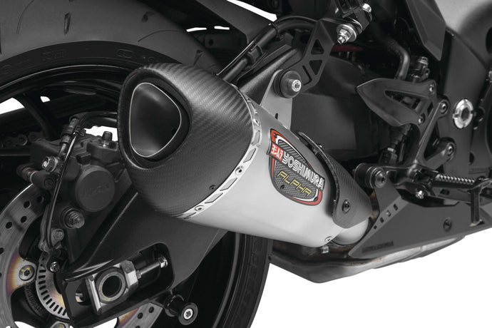 Yoshimura 11500BP520 Apha T Street Series Slip-On - Stainless Steel Muffle