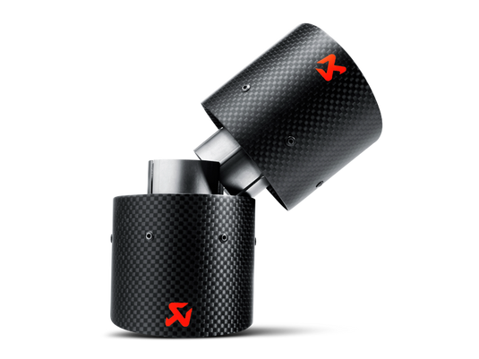 Akrapovic TP-MINR56/57-CA AKR Tail Pipe Set - Carbon