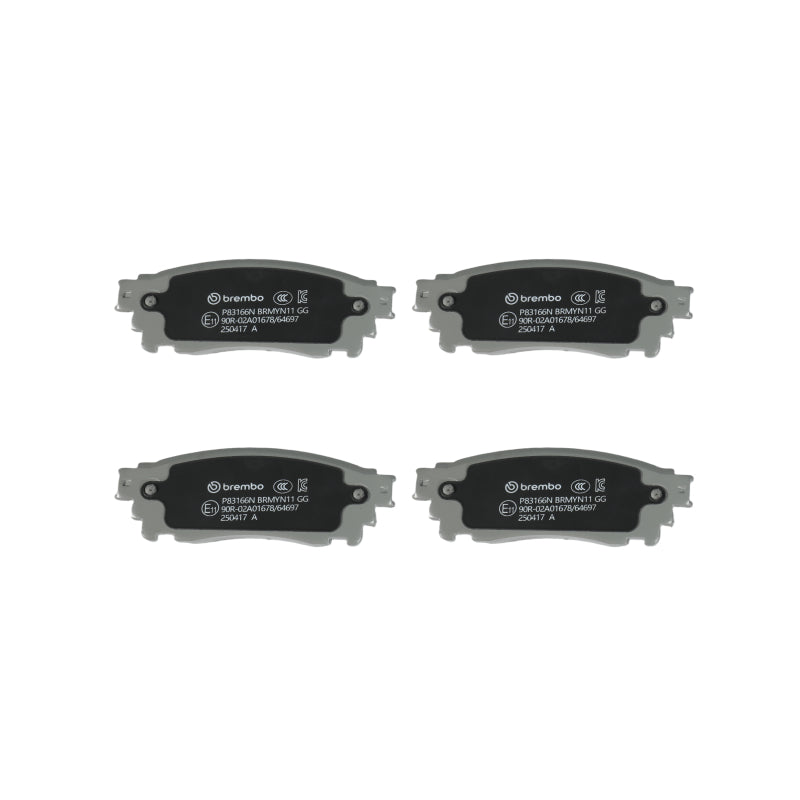 Load image into Gallery viewer, Brembo Oe P83166N BRE Ceramic Pads
