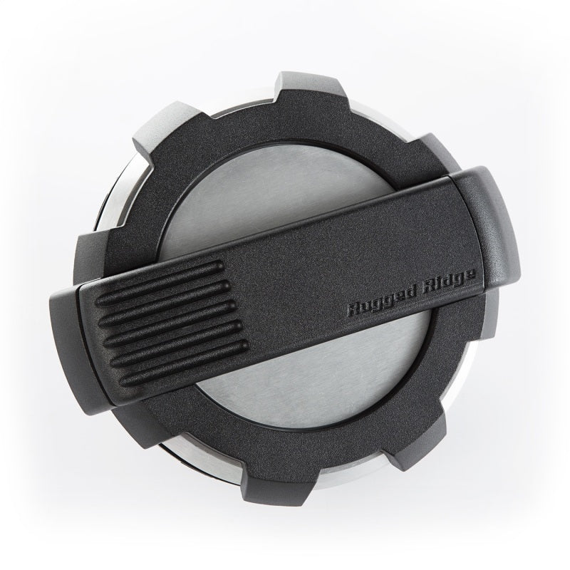 Load image into Gallery viewer, Rugged Ridge 11425.10 RUG Fuel Tank Caps / Doors
