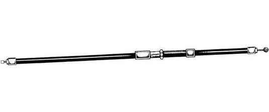Motion Pro 03-0430 Black Vinyl Push/Pull Throttle Cable Set