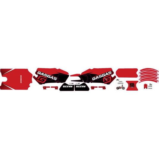 Dcor 10-80-209 Graphic Kit for Stacyc 12in. and 16in. - Gas Gas