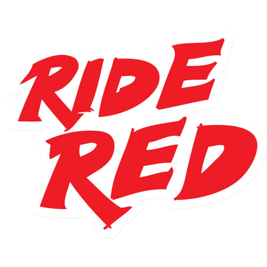 Dcor 40-10-203 Honda Ride Red OEM Decal - 4in.