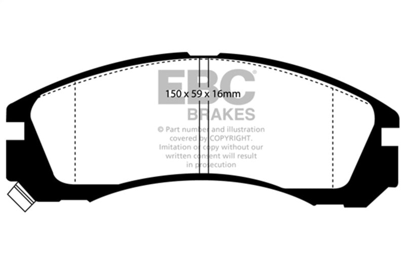 Load image into Gallery viewer, Ebc DP3954C EBC Redstuff Brake Pad Sets
