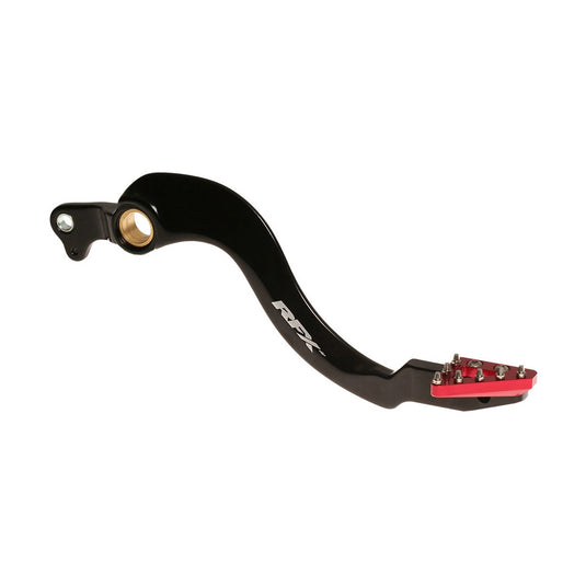 Rfx FXRB 10201 99RD Pro Series Rear Brake Pedal with Solid Tip - Red