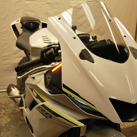 New Rage Cycles R6-FB-BO Front Turn Signals - with R6 Block Off Plates