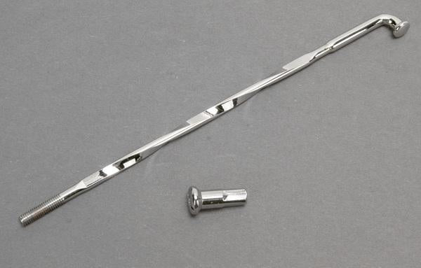 Drag Specialties DS380184 ChromeTwisted 9 1/2in. Spoke Set for Wide Glide Hub and Drop-Center Rim - 21in.