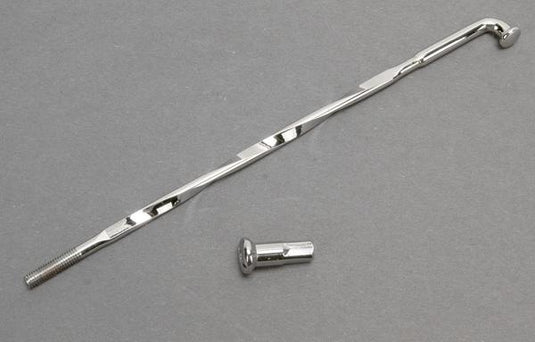 Drag Specialties DS380184 ChromeTwisted 9 1/2in. Spoke Set for Wide Glide Hub and Drop-Center Rim - 21in.