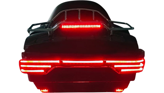 Custom Dynamics PB-TP-RED Probeam LED King Tour Pak Run/Brake/Turn Lamps - Red Lens