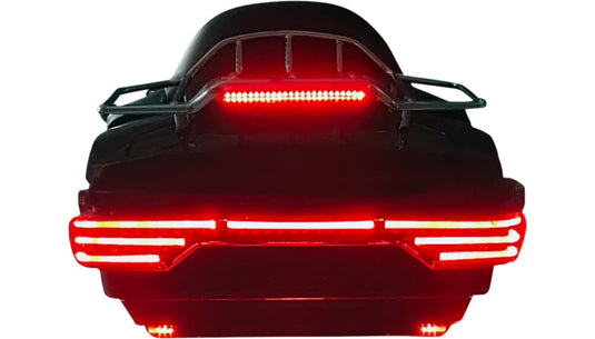 Custom Dynamics PB-TP-RED Probeam LED King Tour Pak Run/Brake/Turn Lamps - Red Lens
