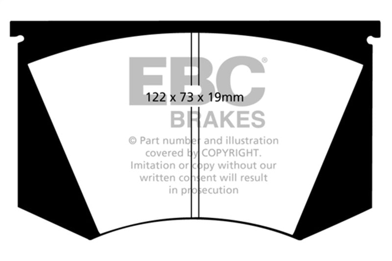 Load image into Gallery viewer, Ebc DP4223R EBC Yellowstuff Brake Pad Sets
