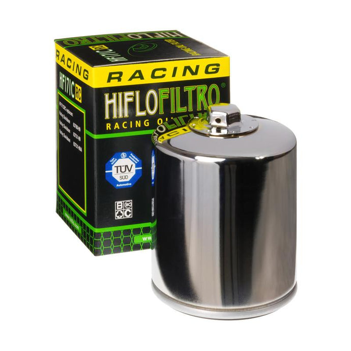 Hiflo HF171CRC RC High Performance Oil Filter - Chrome