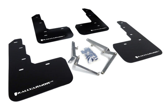 Rally Armor MF47-UR-BLK/WH RAL UR Blk Flap/Wht Logo