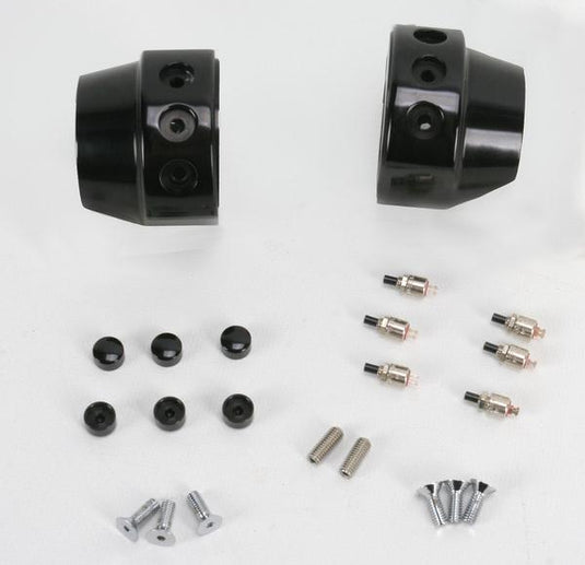 Hawg Halters Inc HSHA-3A-LR Switch Housing Assembly - 3-Button - Black Anodized