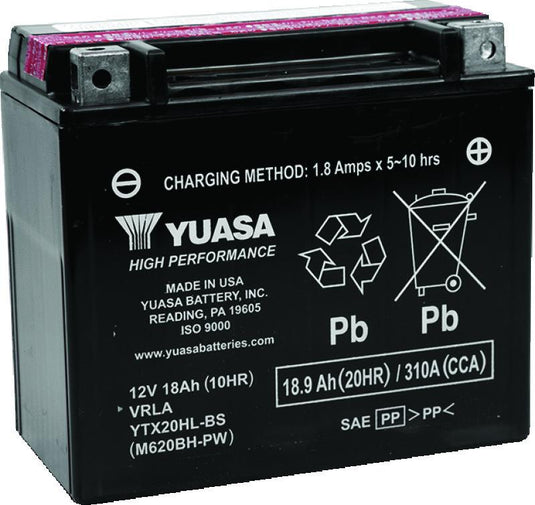 Yuasa Battery YUAM620BH-PW YSA Maintenance Free Battery