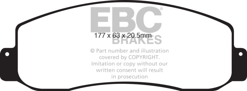 Load image into Gallery viewer, Ebc DP61777 EBC Greenstuff Brake Pad Sets
