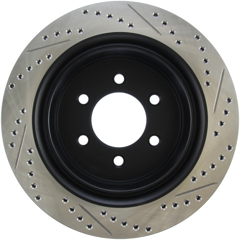 Load image into Gallery viewer, Stoptech 127.65135R ST Slot &amp; Drill Brake Rotors
