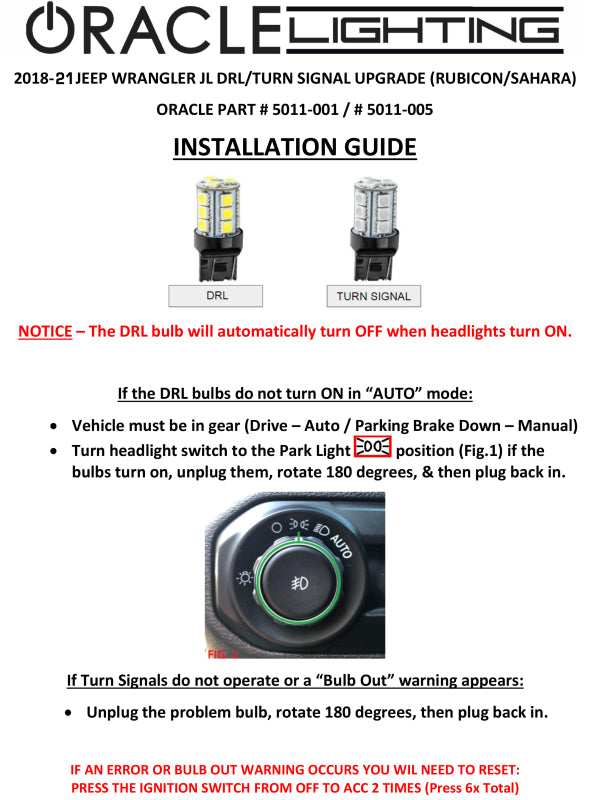 Load image into Gallery viewer, Oracle Lighting 5011-001 ORL Bulbs - LED
