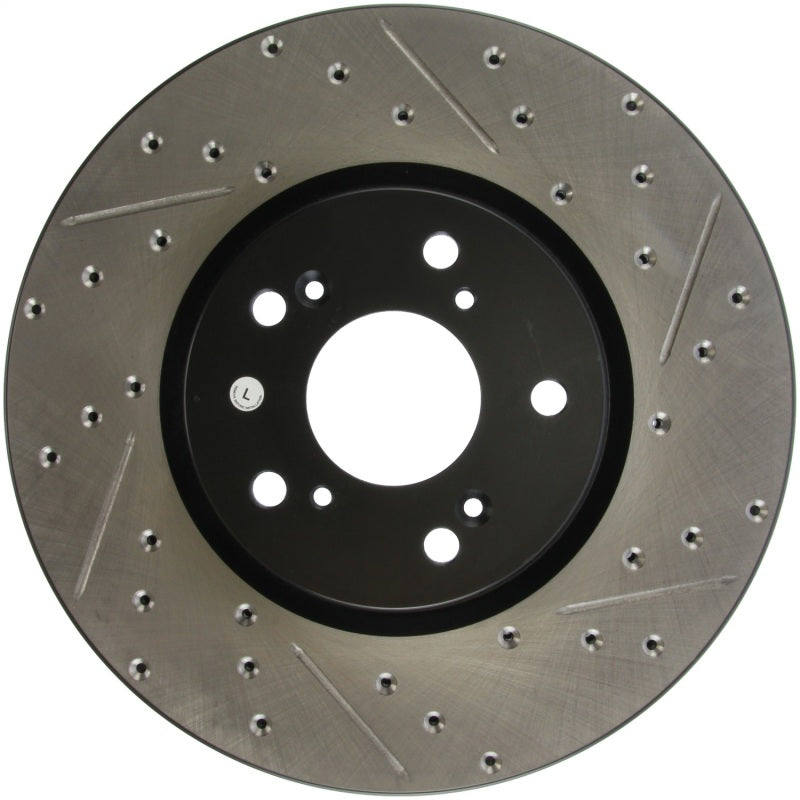 Load image into Gallery viewer, Stoptech 127.40062L ST Slot &amp; Drill Brake Rotors
