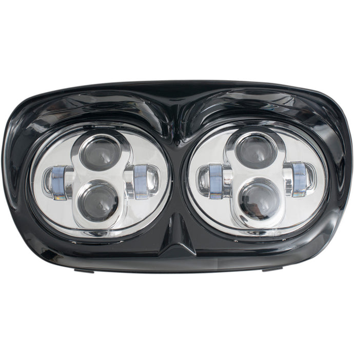 Rivco Products LED-145C LED Road Glide Headlight Assembly - Chrome