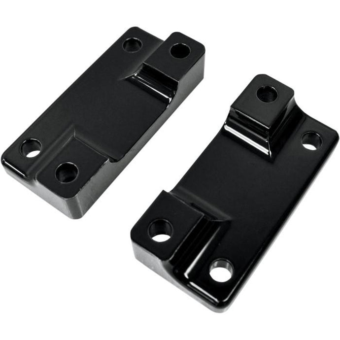 Drag Specialties 1410-0064 Fender-To-Fork Adapter - Gloss Black