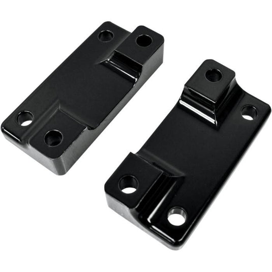 Drag Specialties 1410-0064 Fender-To-Fork Adapter - Gloss Black