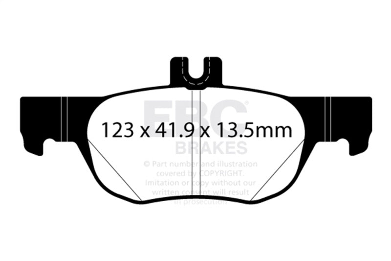 Load image into Gallery viewer, Ebc DP42413R EBC Yellowstuff Brake Pad Sets
