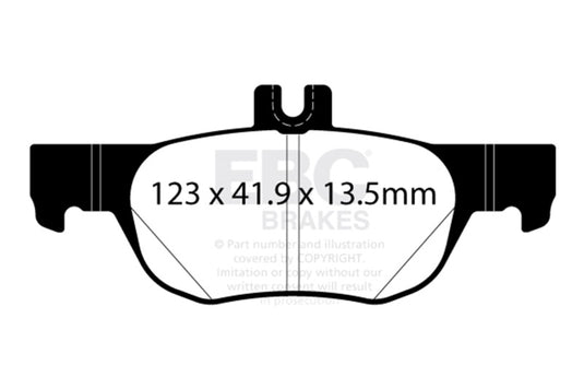 Ebc DP42413R EBC Yellowstuff Brake Pad Sets