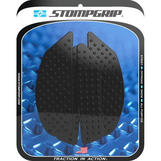 Stompgrip 55-10-0203B Volcano Profile Traction Tank Grip - Street - Black