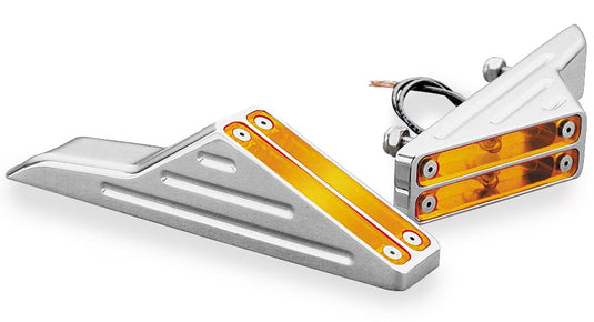 Pro-One Performance 400810 LED Viper Billet Turn Signal Lights - Amber - Pair