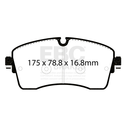 Ebc DP42385R EBC Yellowstuff Brake Pad Sets