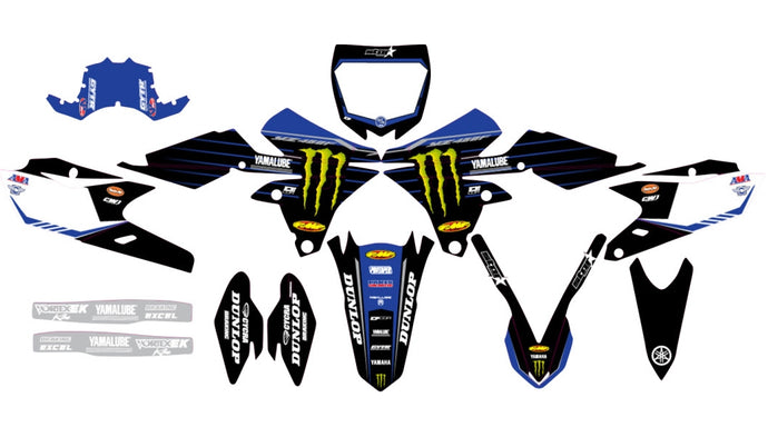 Dcor 20-50-502 2022 Star Racing Yamaha Complete Kit - White