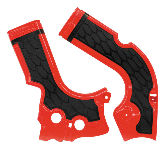 Acerbis 2374241018 X-Grip Frame Guards - Red/Black