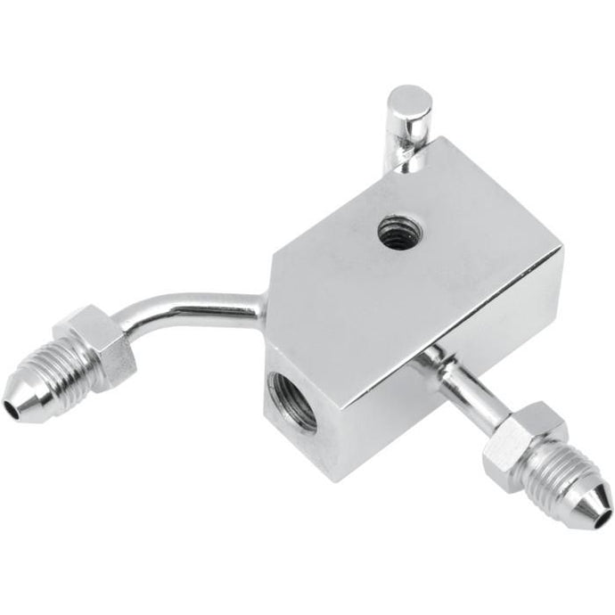 Goodridge PGD-MANIFOLD Universal Rear Brake Tee - Chrome