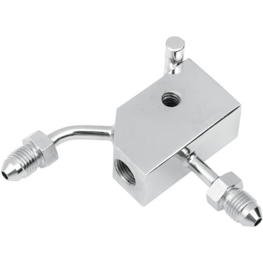 Goodridge PGD-MANIFOLD Universal Rear Brake Tee - Chrome