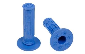 Torc1 Racing 3000-0300 Hole Shot MX Grips - 1/2 Waffle - Soft - Blue