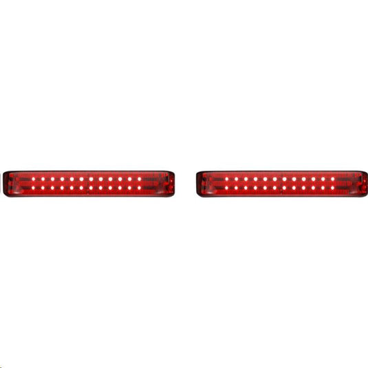 Custom Dynamics PB-SBSEQ-HD-BR Probeam Sequential LED Saddlebag Light - Gloss Black With Red Lens