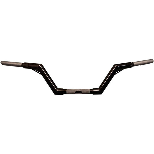 Trask Performance TM-2025BK 1-1/4in. V-Line Handlebar - Black Powdercoat