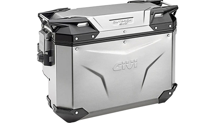 Givi OBKES33ARA Outback Evo 33lit. Right Side Case - Silver