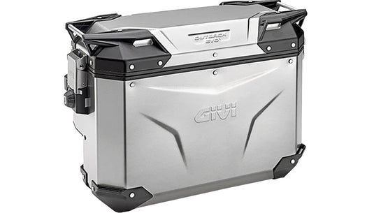 Givi OBKES33ARA Outback Evo 33lit. Right Side Case - Silver