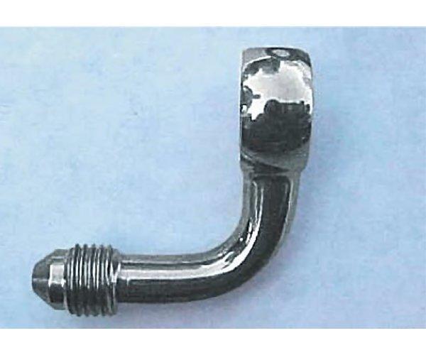 Goodridge P599-03-04CH Universal 90deg. Banjo Fitting - 7/16in. - Chrome