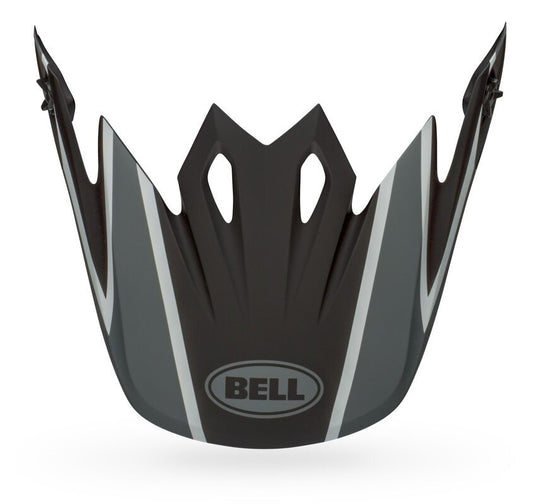 Bell Helmets Visor for MX-9 MIPS Twitch Helmets - Matte Black/Gray/White
