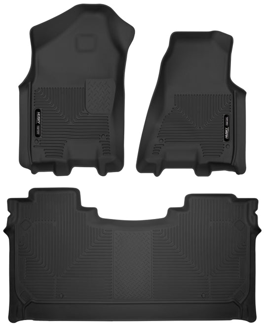 Husky Liners 54608 HL XAC - Front - 2nd Row - Black